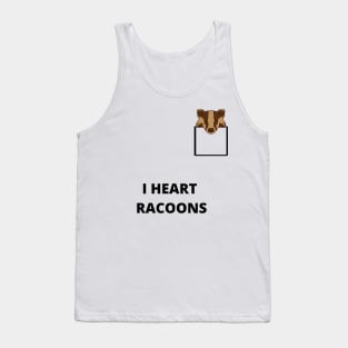 I HEART RACOONS Tank Top